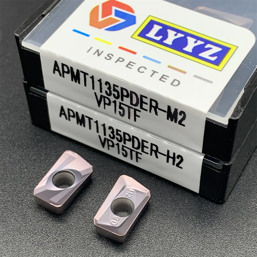 APMT1135 PDER M2 H2 VP15TF carbide insert milling cutter APMT1135PDER M2 H2 LY15TF end milling cutter CNC milling cutter