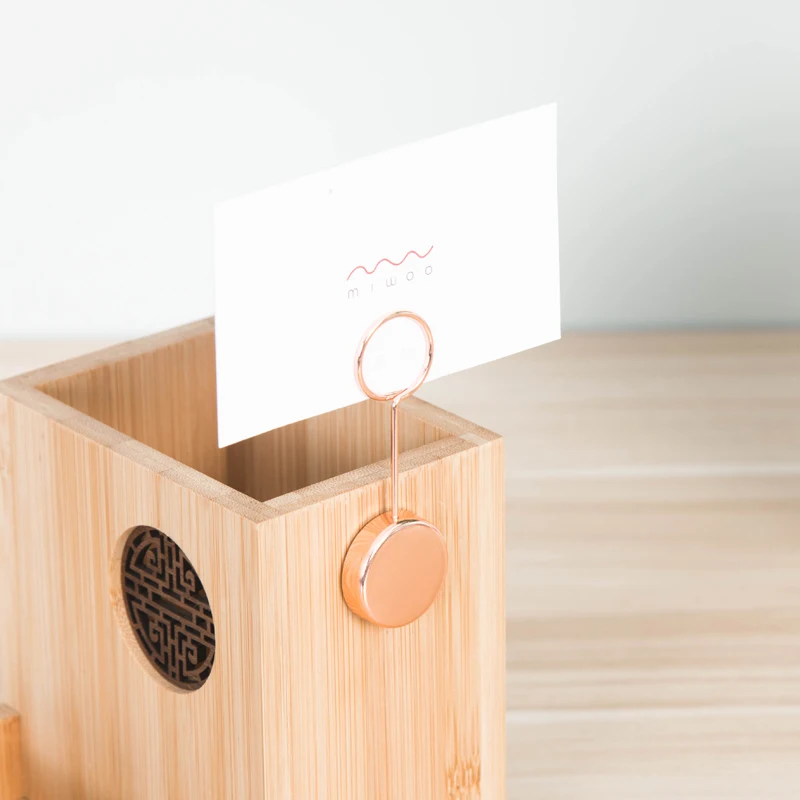 Auto-adesivo Metal Note Clip para Decoração de Parede, Photo Clip, Photo Holder, Photo Display Stand, Card Stand