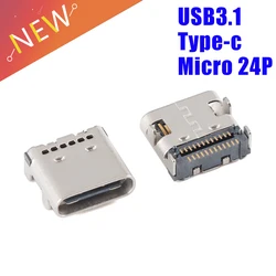 10Pcs/2Pcs 24Pin Type-C Female Socket Charging Port Connector PCB Soldering SMD SMT DIY Repair Type C Jack Adapter USB3.1 USB Po