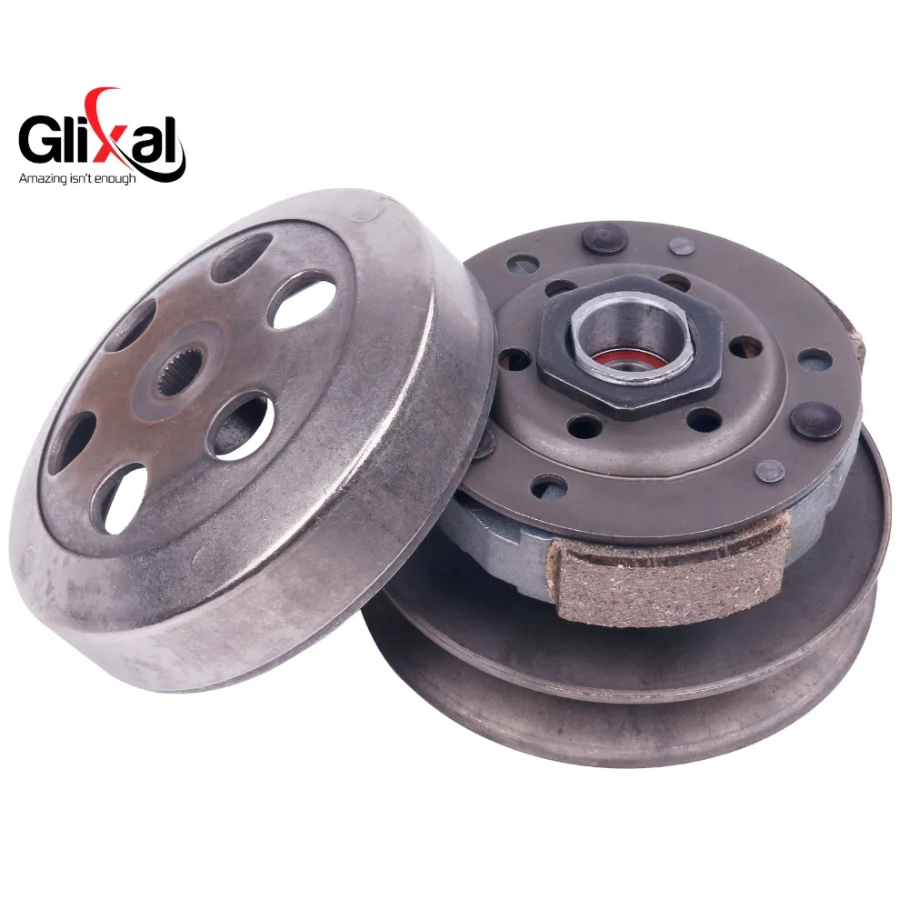 Glixal GY6 49cc 50cc skuter na gaz kompletny tylny zespół sprzęgła dla TAOTAO SUNL ZNEN 139QMB 139QMA motorower silnika
