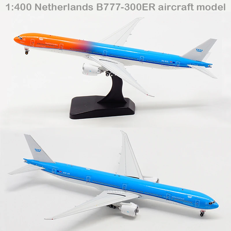 

Special Offer 1:400 Netherlands B777-300ER aircraft model PH-BAV Alloy collection model Three kinds of coating