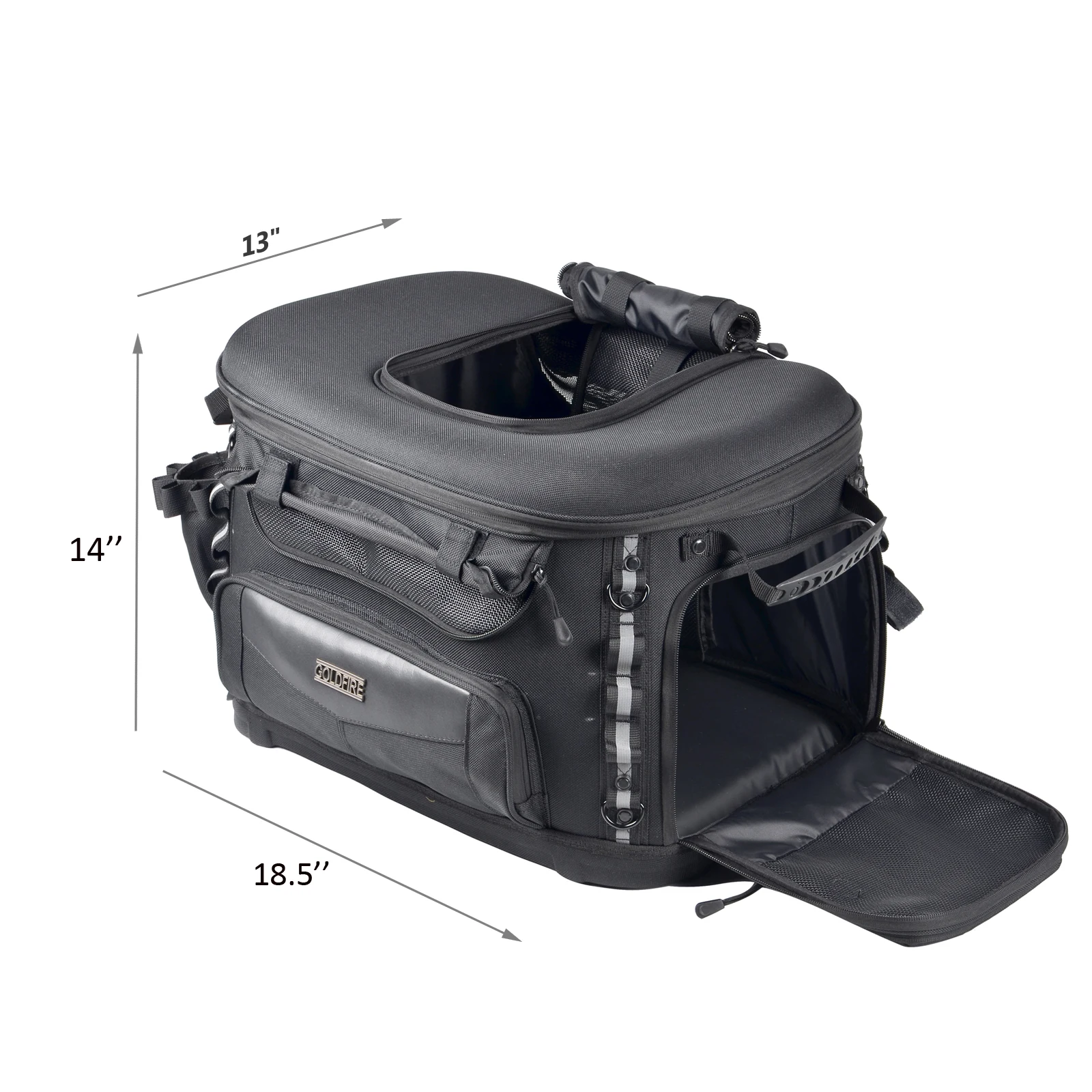 Motorcycle Dog Carrier Pet Cat Riding Holder Bag Box Case Accessories for UTV ATV Outdoor Luggage Bag Travelling Harley Touring