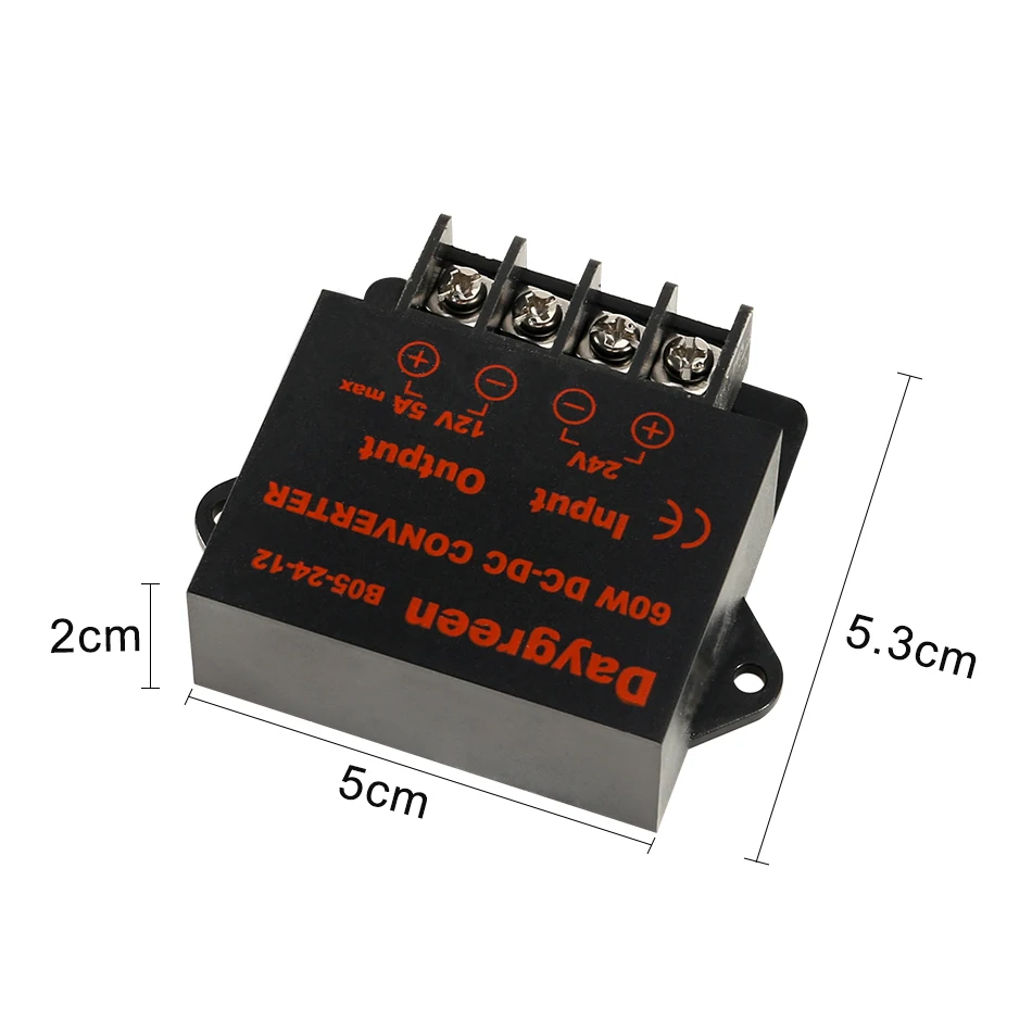 24V to 12V 5A DC Converter Regulator Car Step Down Reducer Daygreen CE Certificated 24V to 12V 10AMP