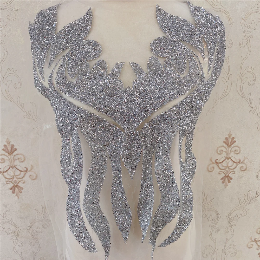 Hot selling  single side wedding rhinestone collar  for women\'s clothes decoration DIY