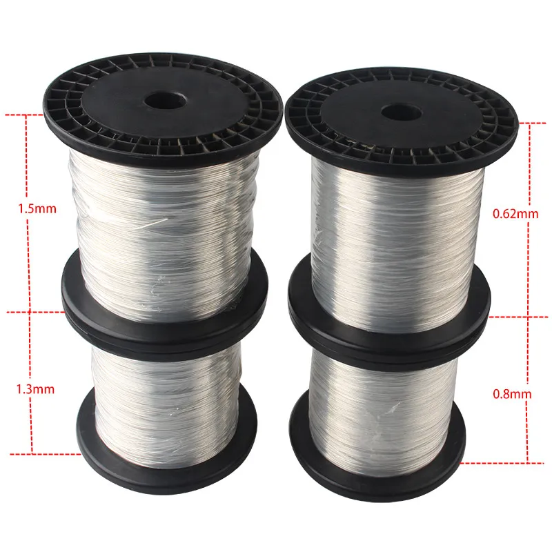 0,62 mm/0,8 mm/1,3 mm/1,5 mm Hochreines sauerstofffreies reines Silber verstreut DIY-HiFi-Audiosignal Großkabel verstreute Leitung