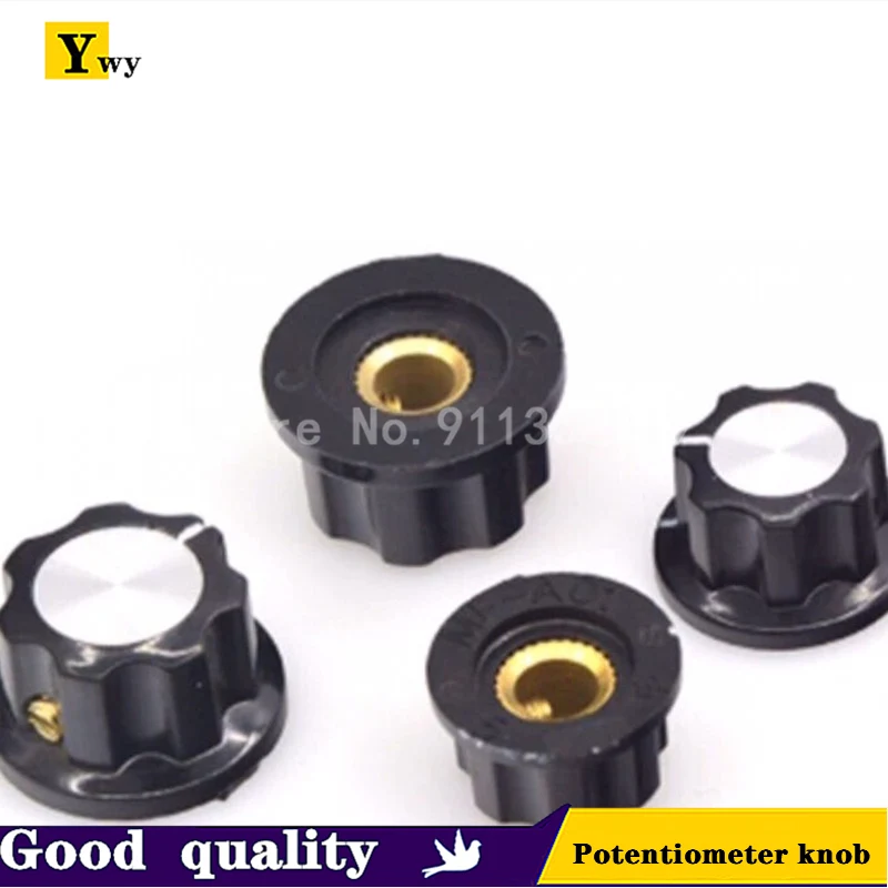 5PCS Potenciómetro WH118 WX050, MF-A01 MF-A02, MFA-A03, MF-A04, perilla potenciómetro de baquelita, diámetro del orificio de 6MM