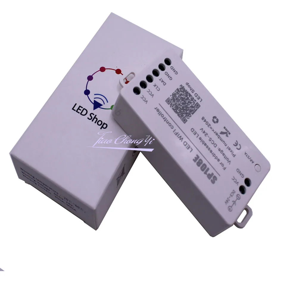 WS2811 WS2812B SP108E LED Strip WIFI Controller WS2813 WS2815 SK6812 Etc LED Module Light Smart APP Wireless Control DC5-24V