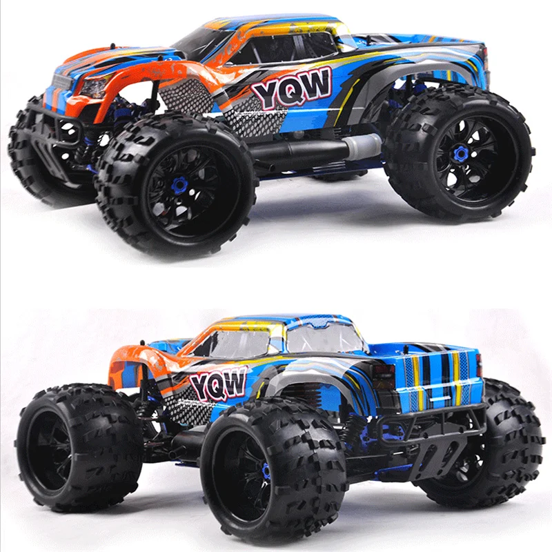 4WD Full Hydraulic Shock Absorber Fuel Rometo Control Car FC26 Motor 80KM/H CVD Rotating Dog Bone Metal Disc Brake System RC Car