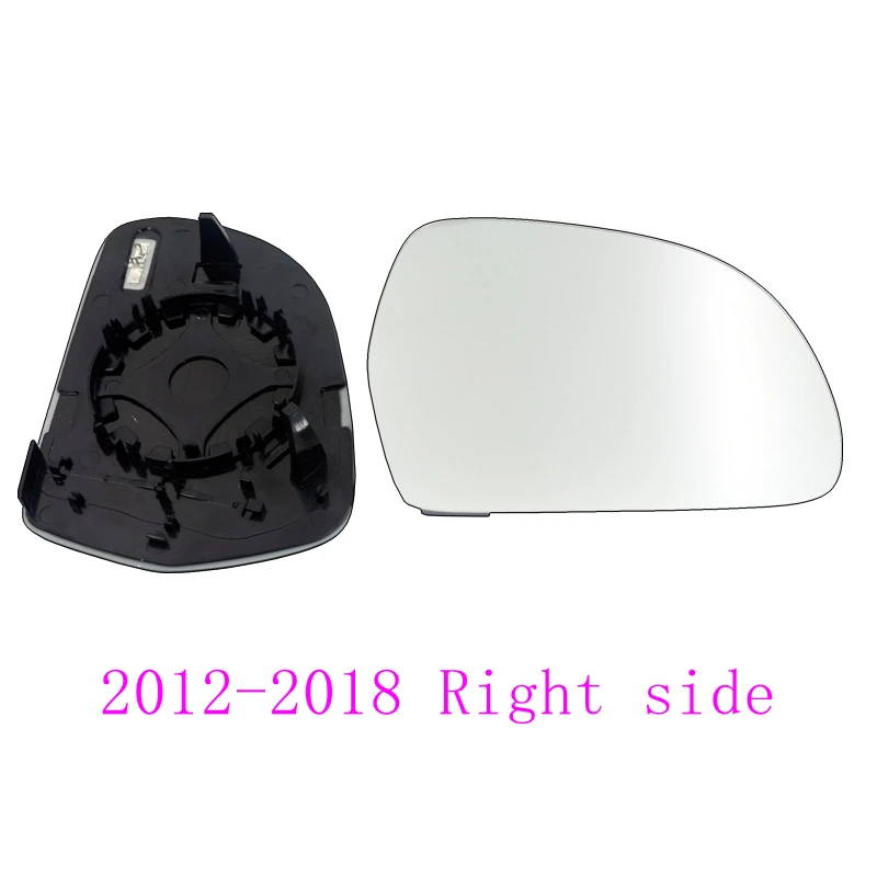 Sideview Rear Mirror Lens Customize for Audi Q3 2012-2018 2019 White Mirror Blue Glass with Heating Turn Signal LED Large Vision