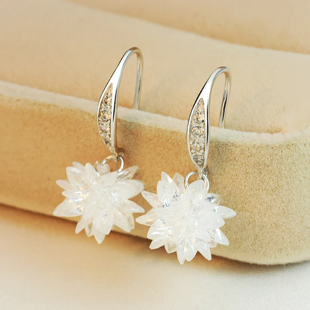925 Sterling Silver Geometric triangle Earrings For Women Fashion Jewelry sterling-silver-jewelry pendientes