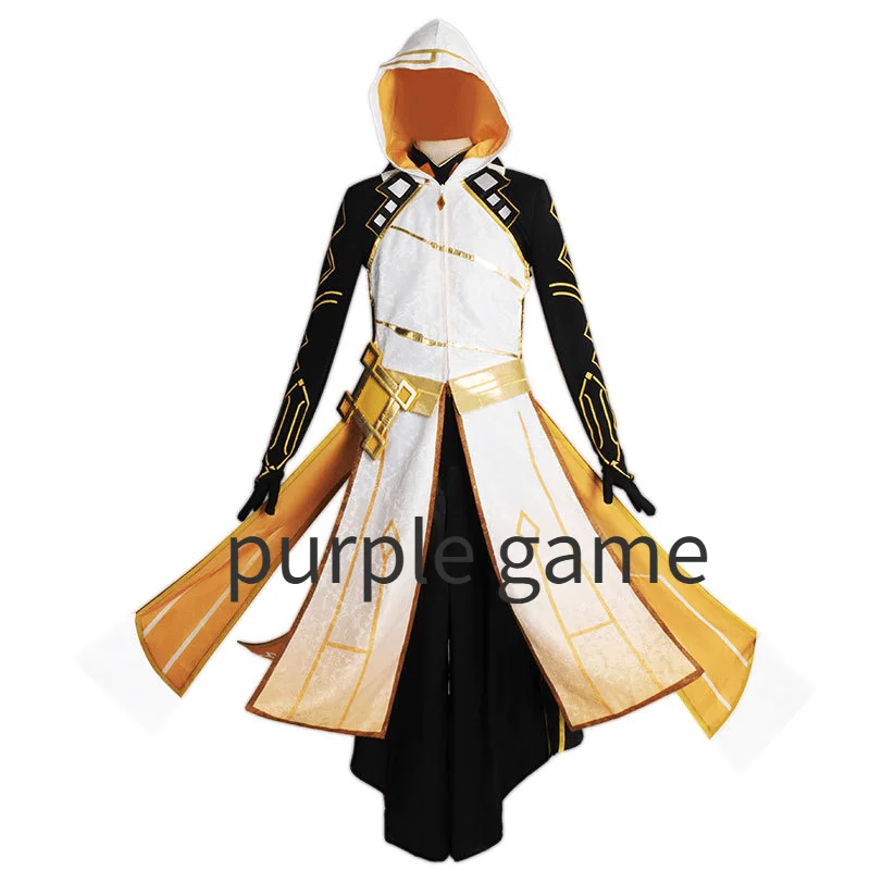 HoYoverse Game Animation Genshin Impact Zhongli Character Set completo di Cosplay gioco bidimensionale abbigliamento Suit regalo di natale