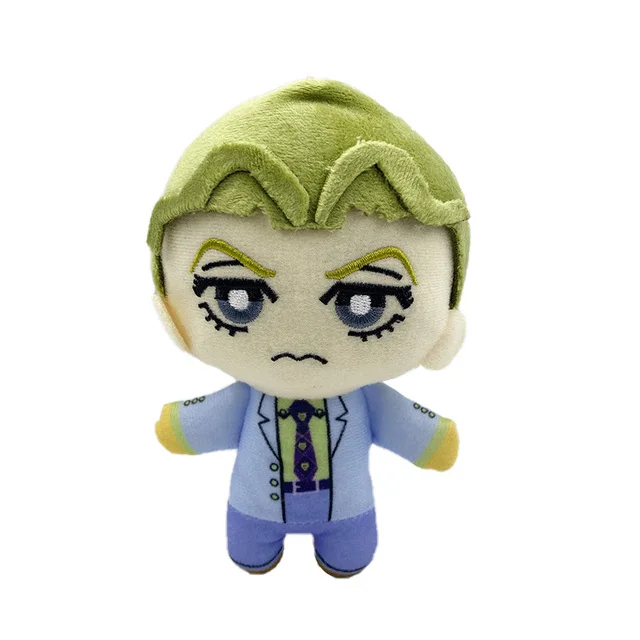 15CM Adventure Golden Wind Bugatti Abacio Fukuoka Kira Rohan Kishibe Kyosuke Toshitaro Plush Pendant