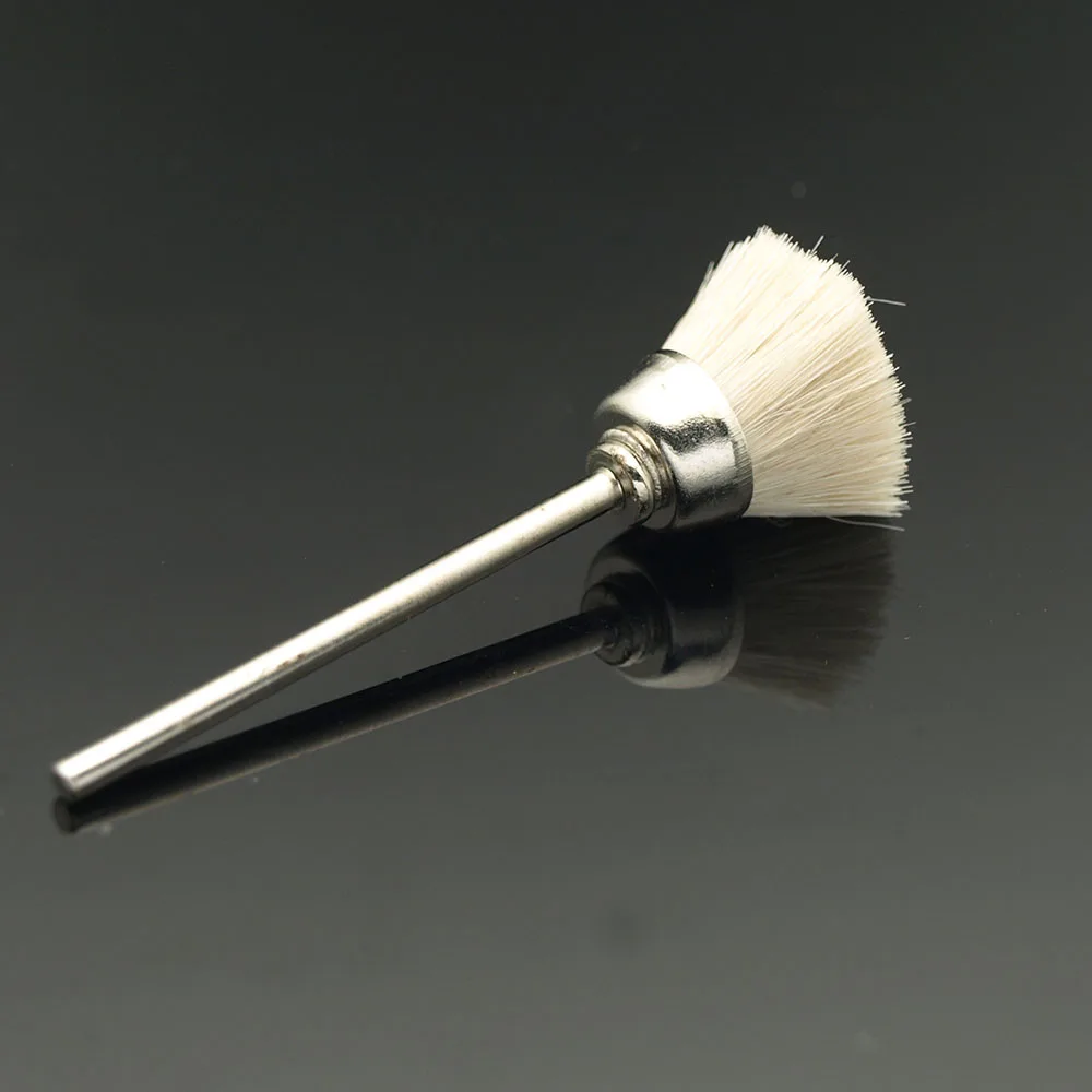 EasyNail-cepillo de limpieza para taladro eléctrico de manicura, limpiador de brocas de alambre de cobre dorado, herramienta portátil de acero plateado, 1 ud.