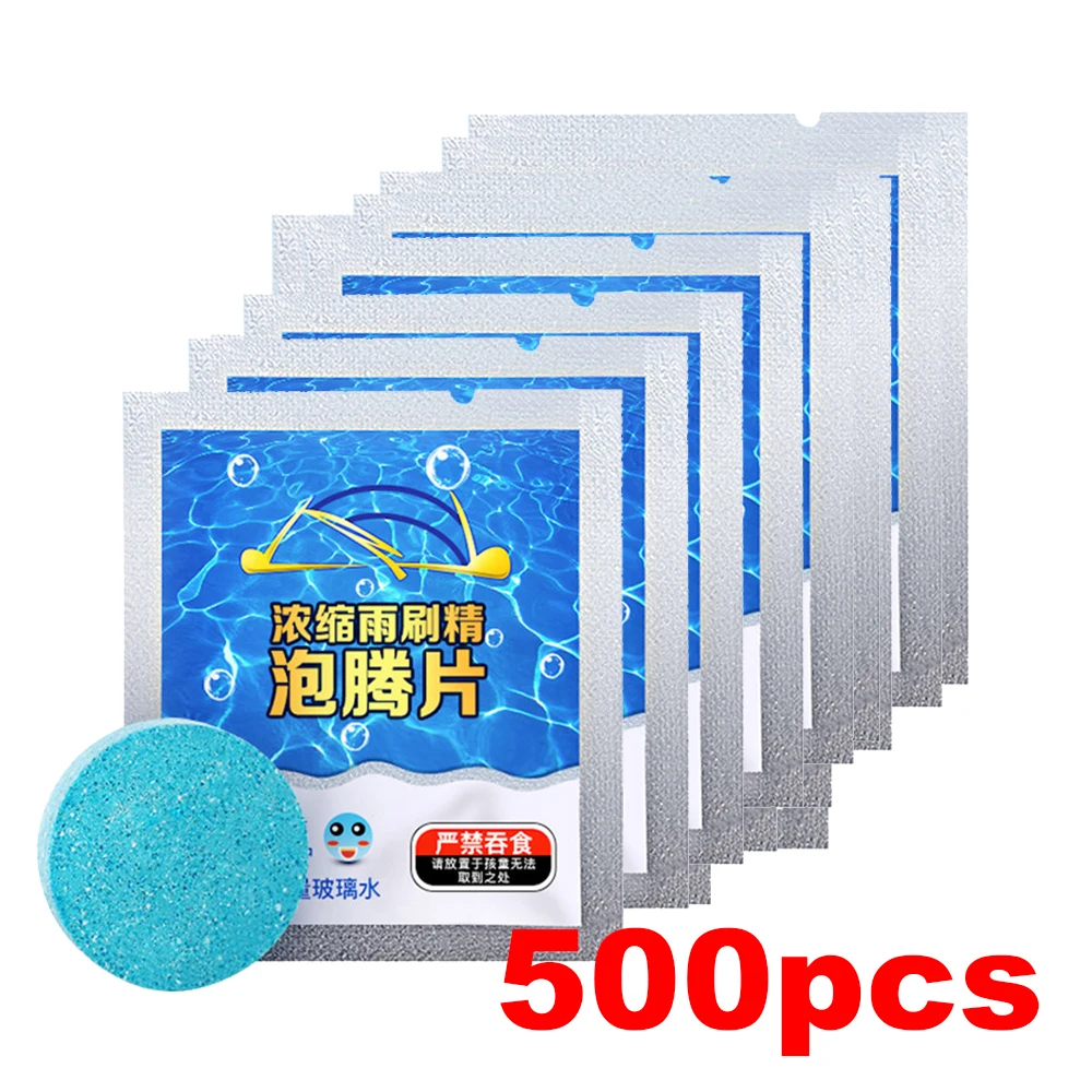 

100/200/500Pcs Car Windshield Glass Solid Cleaner Solid Wiper Washer Auto Window Cleaning Fine Seminoma Wiper Car Accessories