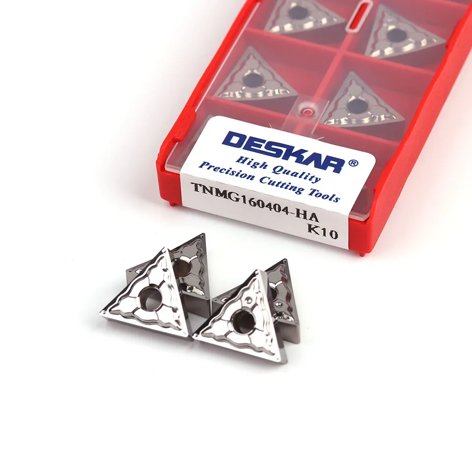 DESKAR TNMG160404 HA K10 TNMG160408 HA K10 lama speciale in alluminio e rame di alta qualità utensile per tornitura a testa di tornitura CNC