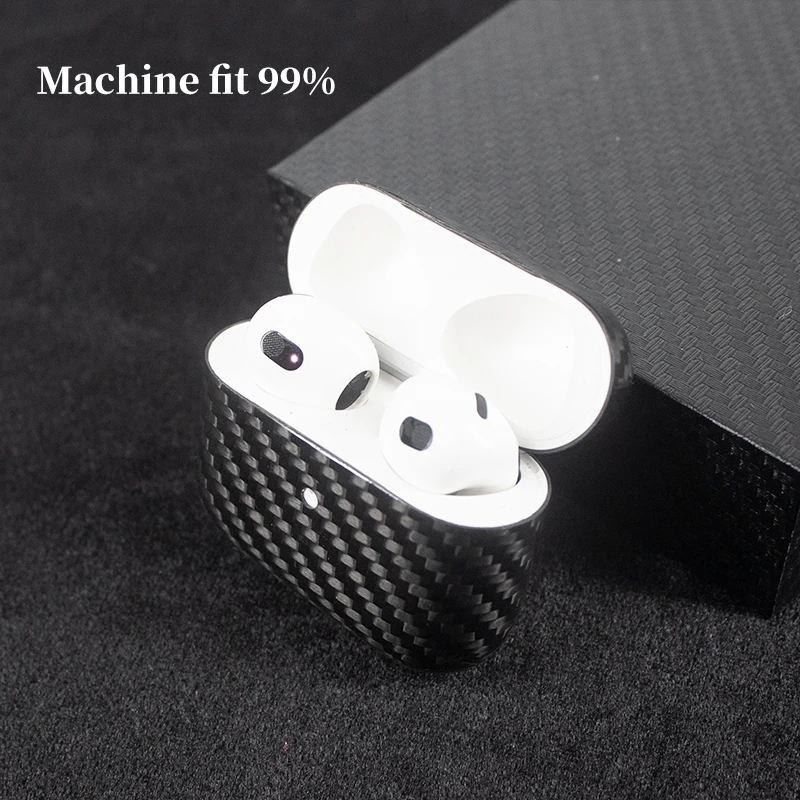 ACC-คาร์บอนจริงกรณีป้องกันหูฟังสําหรับ Apple Airpods 3 Apple Airpods 3rd Pro 1 2, airpods 3 2021 รุ่น