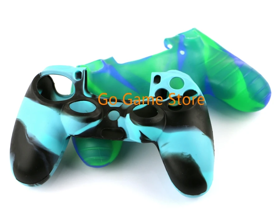 20 piezas para Ps4 mango cubierta protectora de camuflaje para Playstation 4 controlador Camo funda de silicona cubierta de Gel agarre