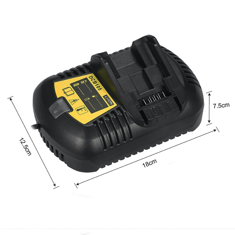 DCB112 DCB118 DCB105 DCB102 3Ah 4Ah Fast Li-Ion Battery Charger for Dewalt 10.8V 12V 14.4V 18V 20V High Quality Charging