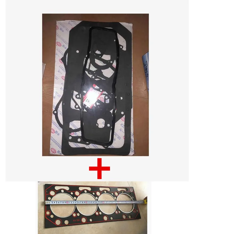 

full gasket kit weifang Ricardo K4100 diesel engine parts including cylinder head gasket and all gasket FOR K4100 engine