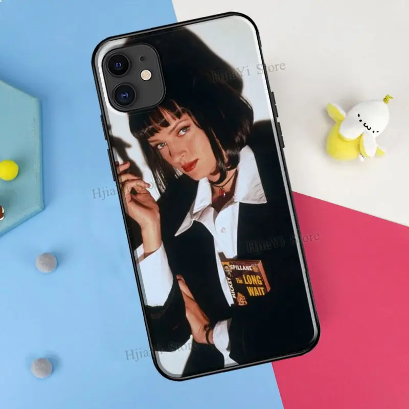 Mia wallace Pulp Fiction For iPhone 13 Pro Max 12 mini Case For iPhone 11 14 Pro Max XS XR X 7 8 Plus SE 2020 Cover