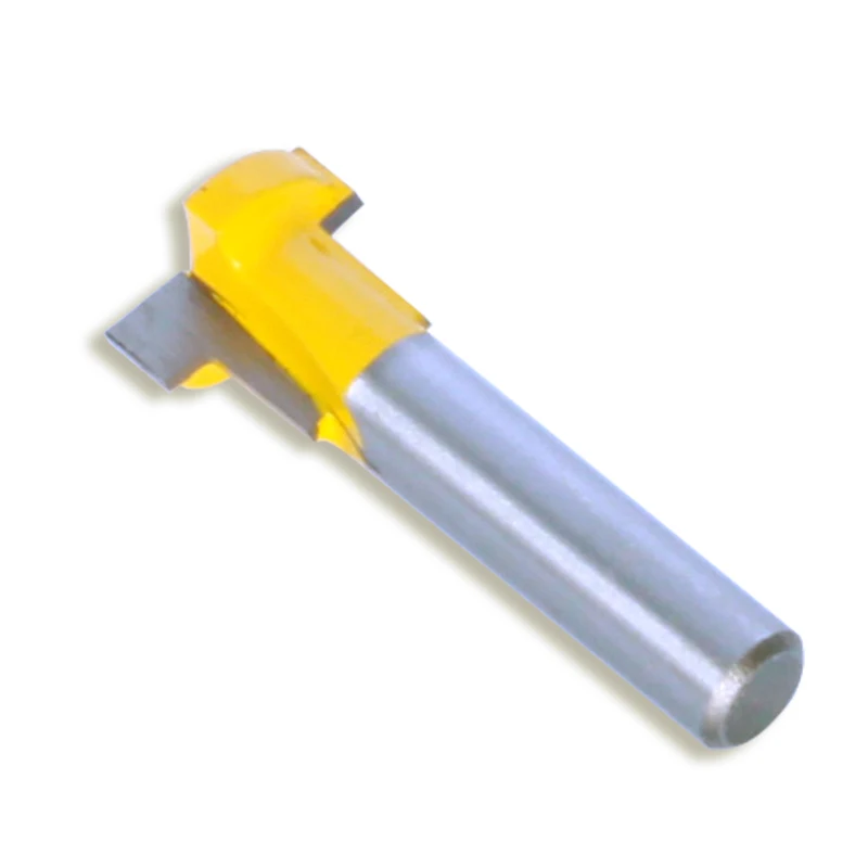 CHWJW 1PC 8mm Shank 3/8" Hex Bolt T Slot Router Bit