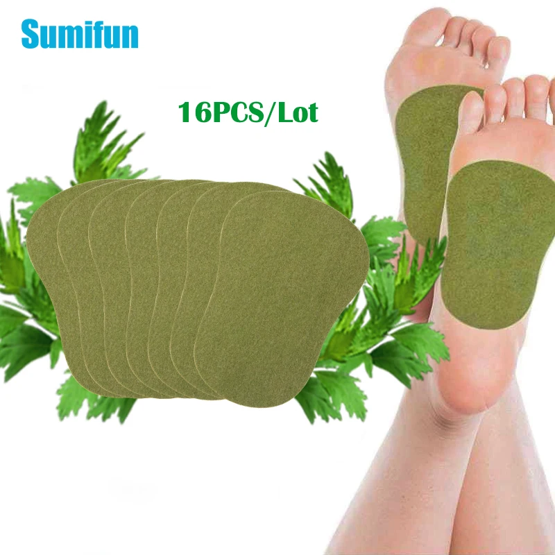 

16pcs/Lot Wormwood Detox Patch Natural Herbal Plant Keep Warm Remove Dampness Improve Sleep Quality Stickers Foot Care Massage