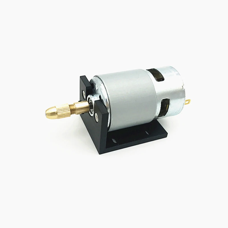 Lathe Press 555 Motor With Miniature Hand Drill Chuck And Mounting Bracket Dc Motor DC 12-24V JTO 0.3-4mm