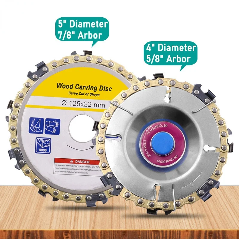 

Angle grinder chain disc Chain saw blade saw disc Multifunctional 4 inch 5 inch angle grinder chain disc woodworking saw disc