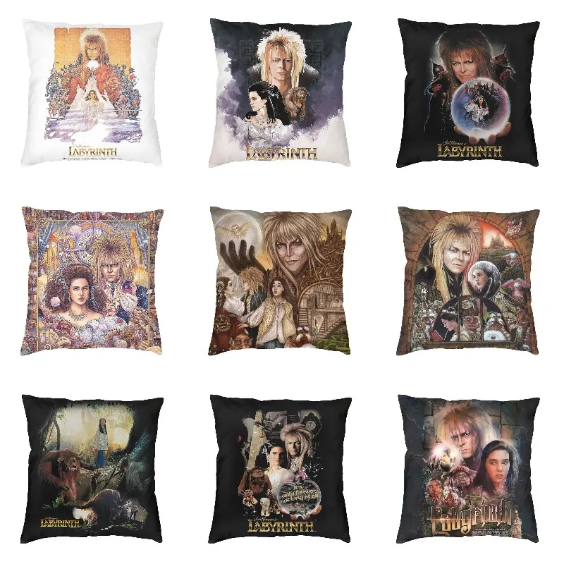 Labyrinth Jareth The Goblin King Throw Pillow Covers Home Decorative 3D Printing Sofa Cushion Cover Cozy Pillowcase Pillowslip