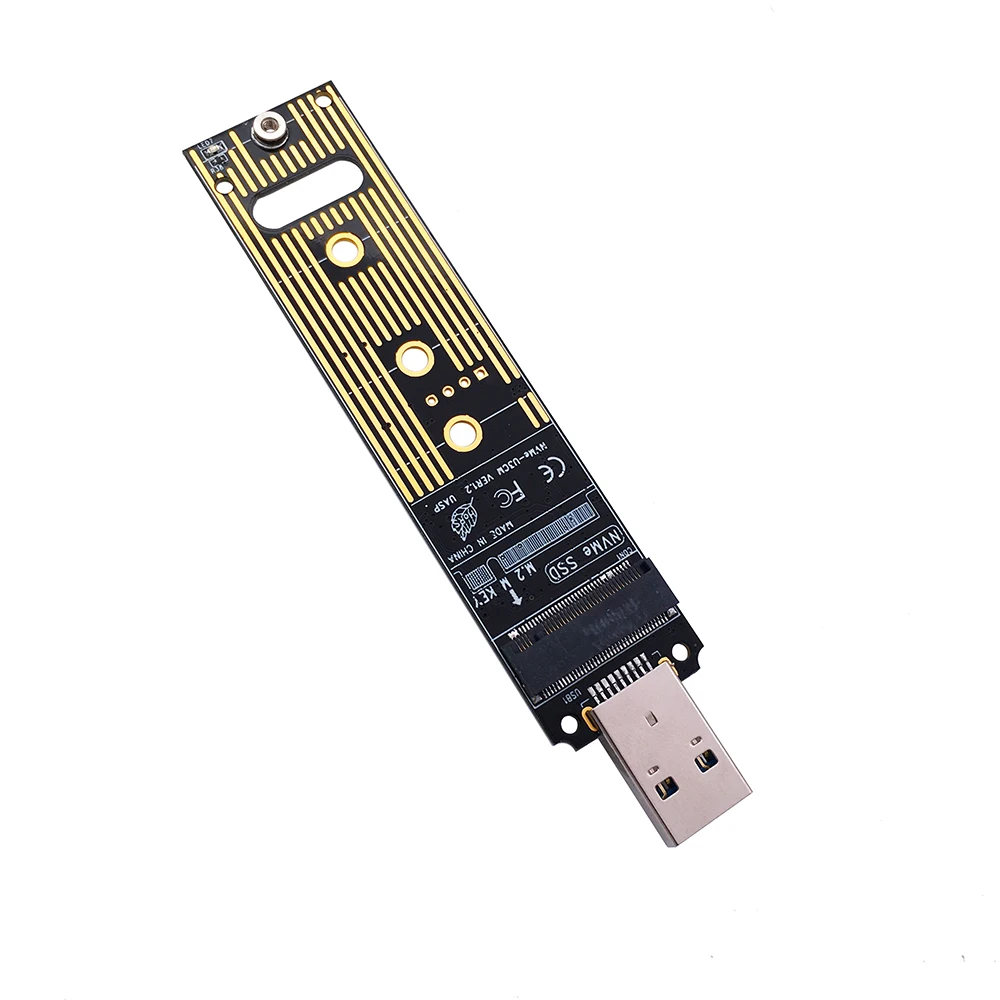 Adapter Card PCIE SSD M.2 NVME To USB3.1 Mobile Hard Drive Box M2 Type A Solid State HDD Enclosure Expansion Converter Case