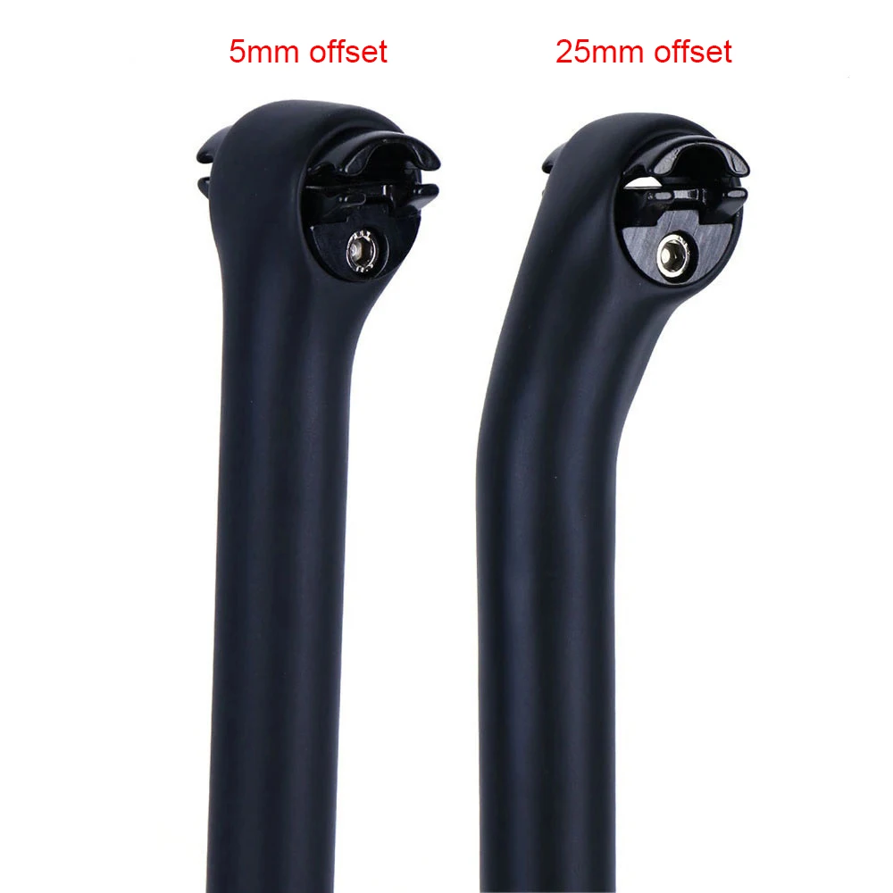 Najnowsze czarne logo Road rower górski matowy UD pełna karbonowa sztyca rowerowa karbon MTB 5 i 25mm offset 27.2/30.8/31.6*350/400mm