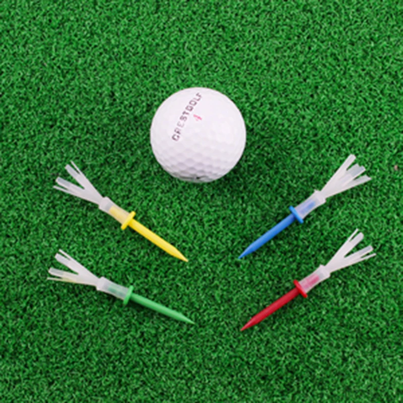 CRESTGOLF Multi Color Plastic Golf Tees 3-1/4 Inches Golf Tees 3.25\'\' Tee 4 Yards Golf Accessories 12pcs/Lot