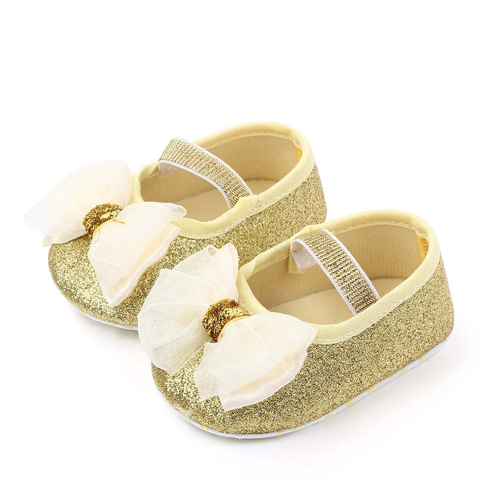 Autumn Baby PU Leather Baby Boy Girl Baby Princess Shoes Bow Fringe Soft Soled Non-slip Footwear Leather Crib Shoes