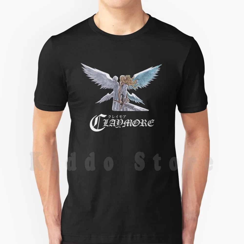 Claymore Twin Godess T Shirt T Shirt Men Cotton Cotton S-6xl Claymore Miria Ophelia Riful Teresa Anime Tops Anime Manga