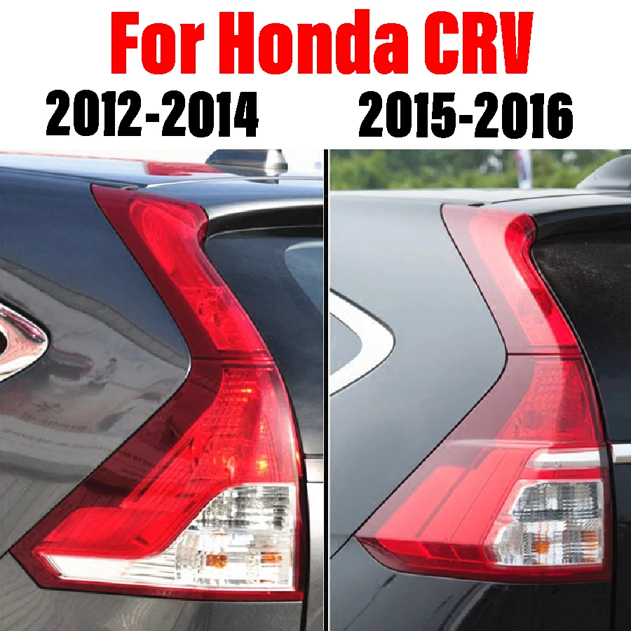 Wooeight 1x Rear Left Right Lower Upper Side Parking Reverse Rear Bumper Light Tail Light Lamps Fit for Honda CRV CR-V 2012-2016