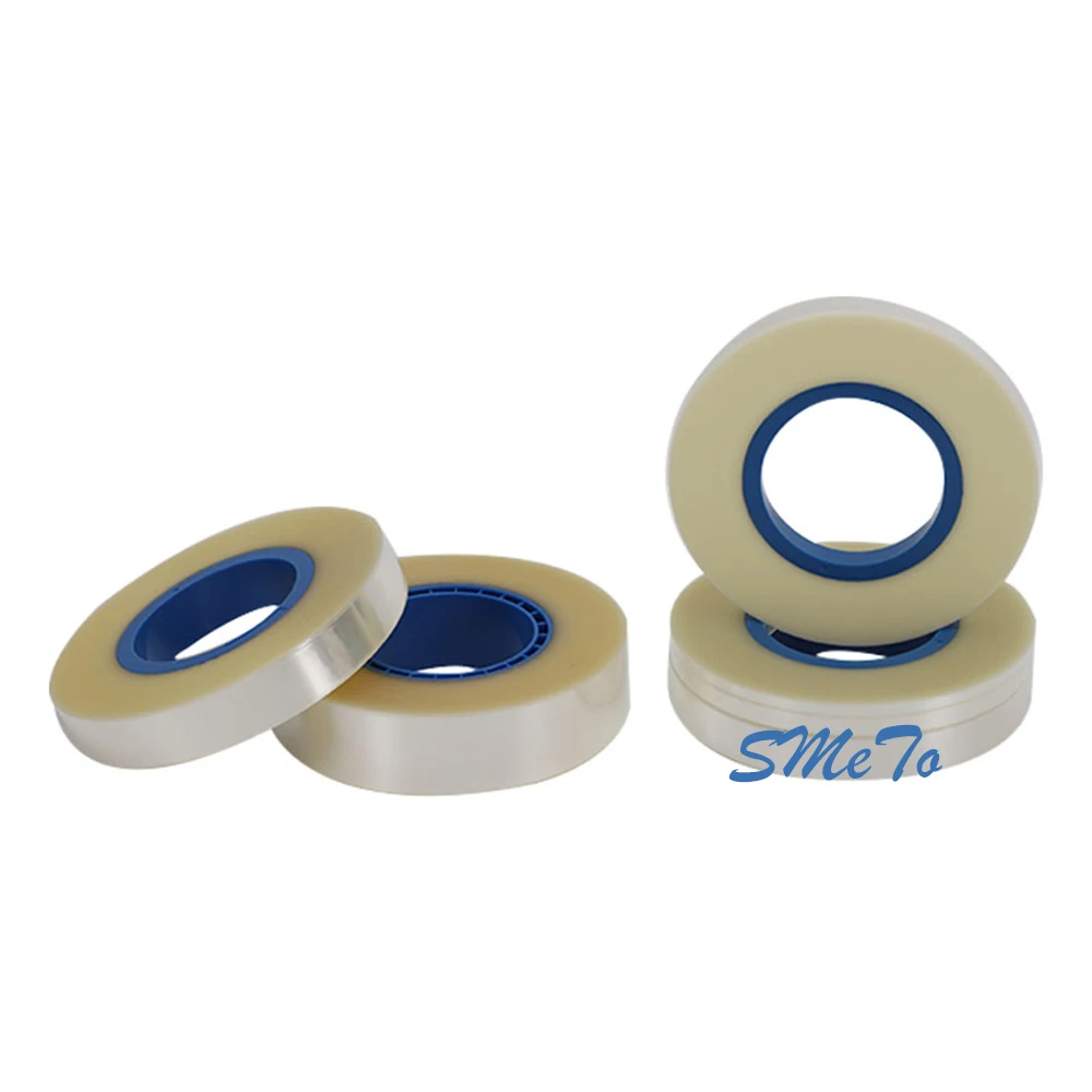 Self-Adhesive SMT Cover Tape 9.3 13.3 21.3mm 200M Transparent Dark Brow Anti-Static Cover Tape Cold-Sealed Sticky Cover Tape