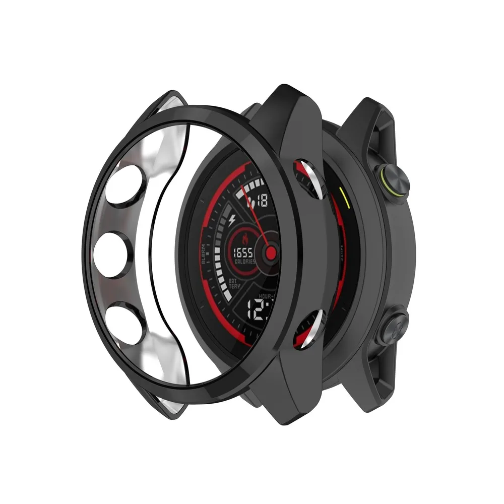 Funda de reloj parachoques para Garmin Forerunner 745, carcasa protectora de repuesto chapada en TPU para reloj inteligente, funda para Garmin 745
