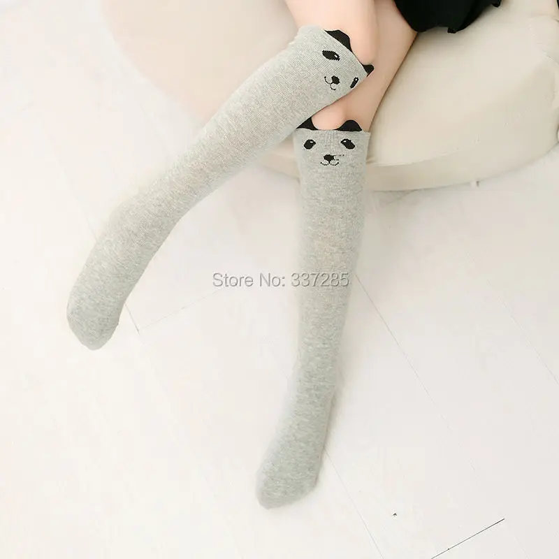 Kinder-Wärmesocken, Kurze Niedliche Cartoon-Socken für Mädchen, Kniehohe Socken für Kleinkinder, Baumwoll-Babysocken mit Tiermotiven, Überkniestrümpfe für Mädchen – Detail 11