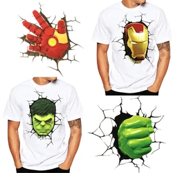 Marvel Spider-Man Iron Man Hulk Patches for DIY T-Shirt Iron-on Transfers for Clothing Fusible Patch Stickers for Men Clothes