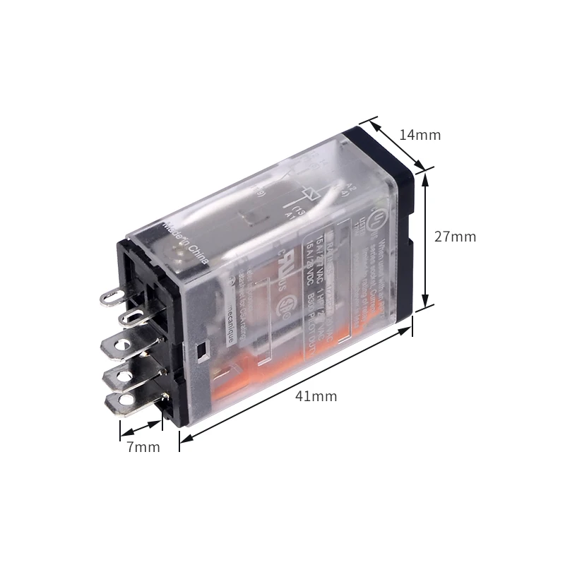 Big Power Relay DC24V AC230V 15A 5 pins NC+NO RPM12BD RPM12P7 With LED