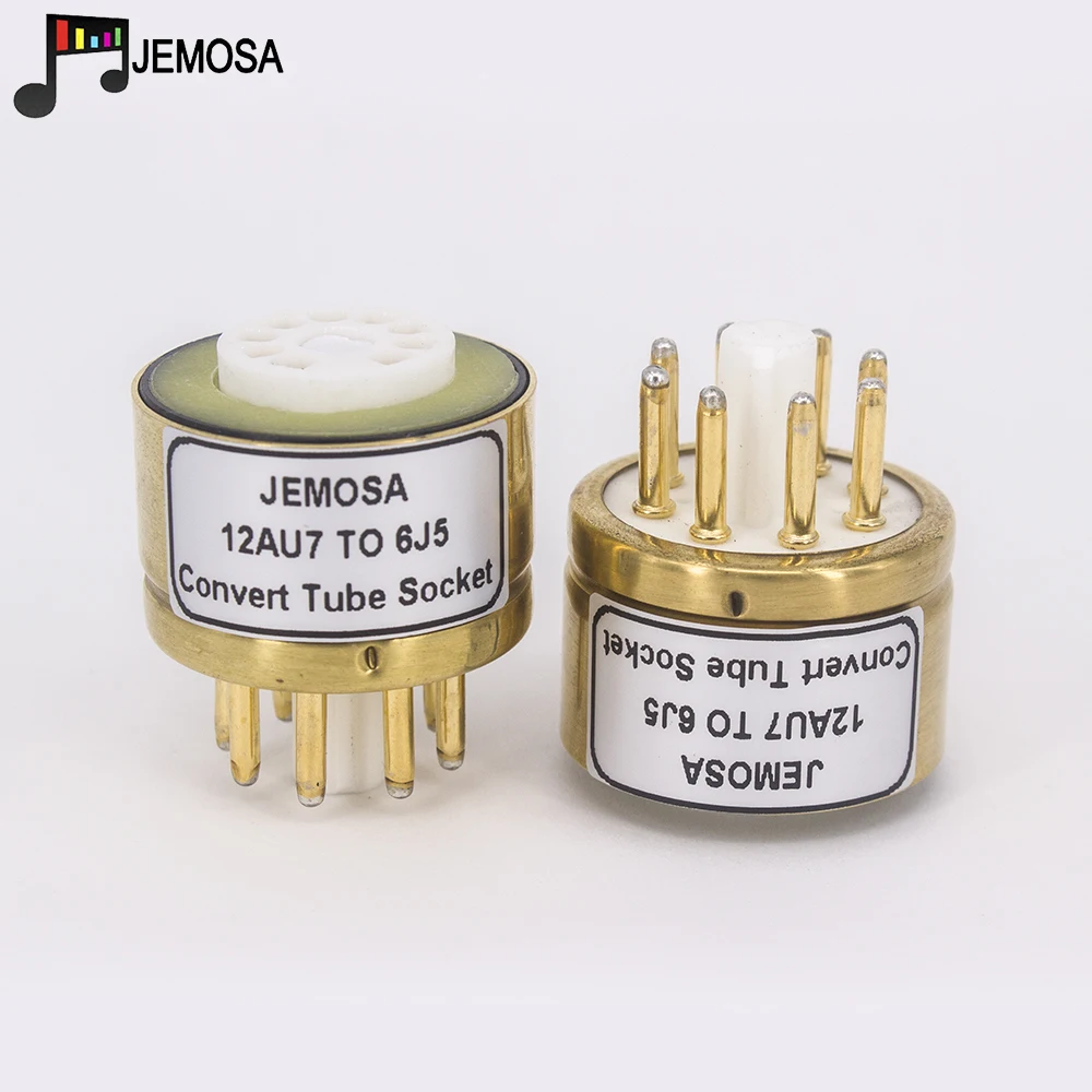 1 unidad 12AX7 12AU7 12AT7 ECC81 ECC82 ECC83 7025 a 6J5 6J5G 6C5 CV1067 DIY amplificador de tubo de vacío de Audio HIFI convertir adaptador de enchufe