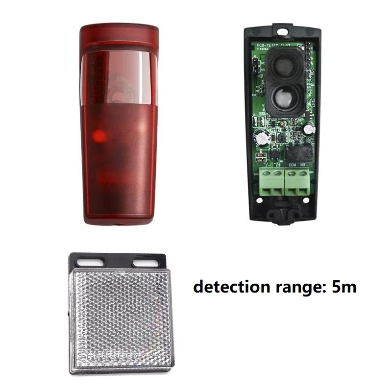 KinJoin 5m 7m10m range Automated Gate Safe reflective Detector Sensor Swing Sliding Garage Gate Door Safety Infrared Photocells