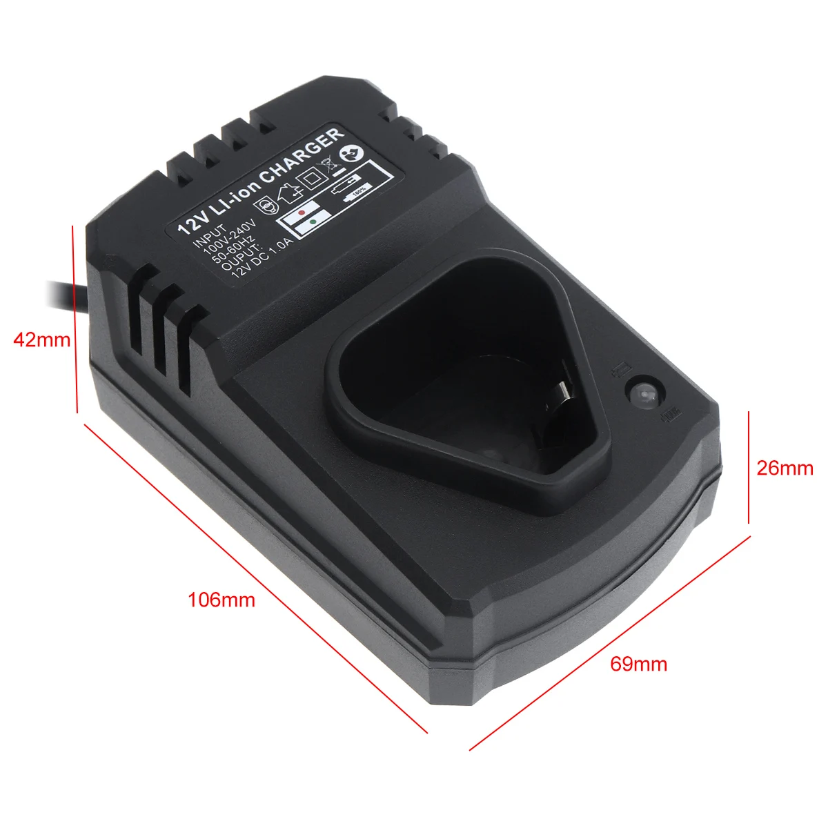 Universal 12V 16.8V DC Portable Li-ion Rechargeable Charger 110-240V Power Supply Source for Lithium Drill Electrical Wrench