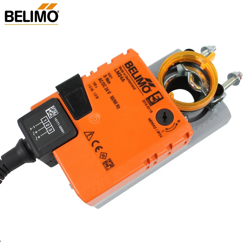 Belimo 5NM LM24A LMU24 LM24A-F LM24A-TP Switch Type Damper actuator for operating air control dampers Open-close or 3-point