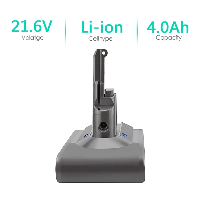 Battool 21,6 V 6000mAh Ersatz Batterie für Dyson V8 Absolute Handheld Staubsauger Dyson V8 Ersatz Batterie V8 serie SV10