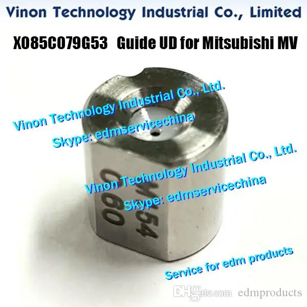 DEG39A edm Guide (UD) Ø0.6mm Upper for M itsubishi MV1200S, MV2400S machine DEG3900, X085C079G53, 2210002876, 252198 MV Guide