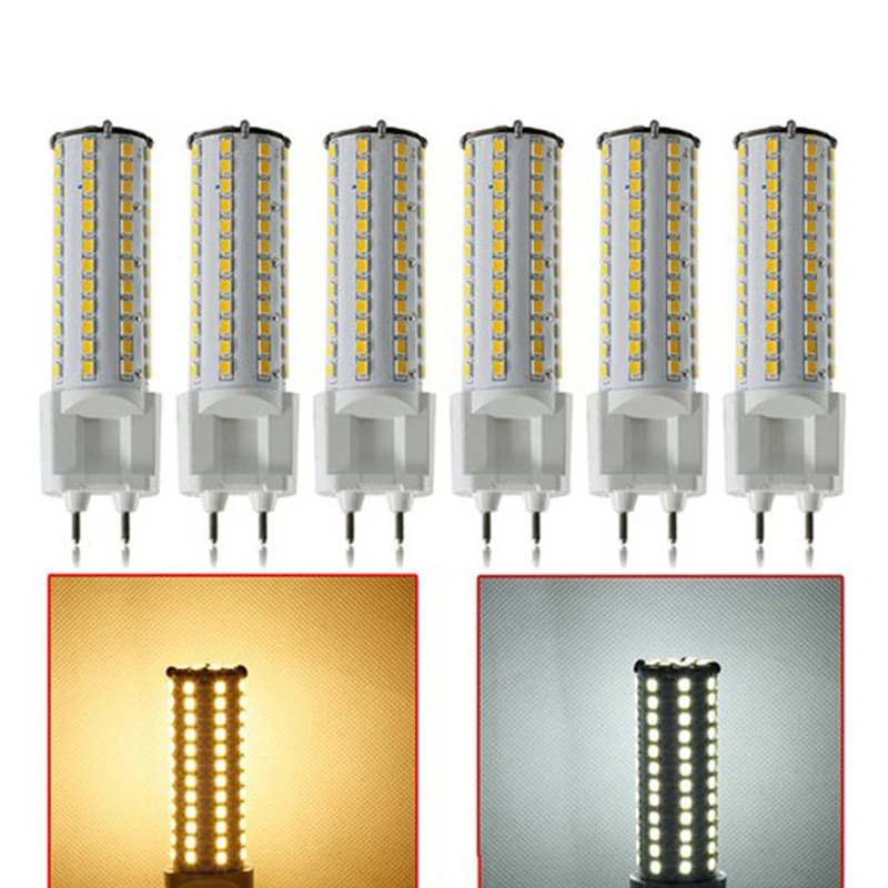 

10PCS Energy Saving Light G12 LED Bulb 15W 20W 108 144 leds Bombillas 110V 220V Dimmable LED Corn Lamp replace halogen lamp