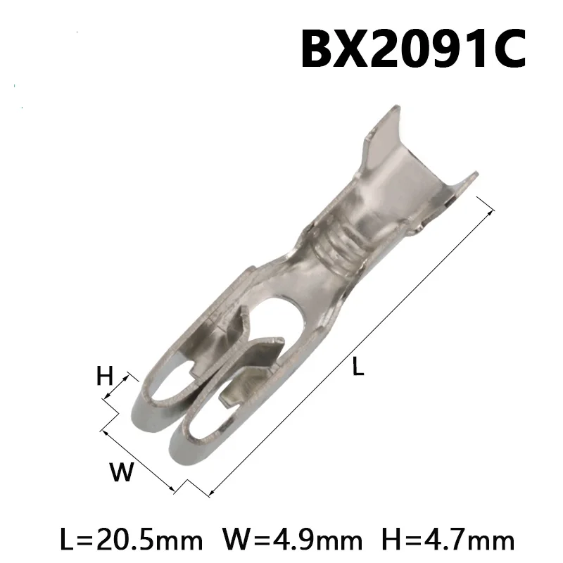 Free shipping 2000 pcs BX2091C Fuse Box Terminals Connector Terminals Car Insurance Terminals Automotive Meter Fuse Terminals