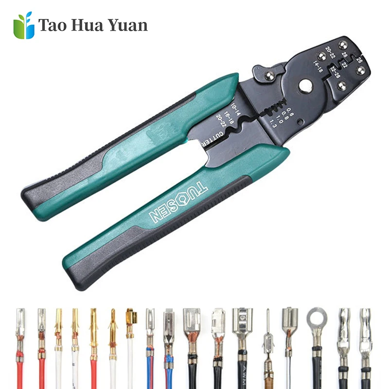 Tao Hua Yuan Multi-functional Decrustation Pliers Wire Stripper Hand Tools Crimper Cable Cutter Stock item Crimping Pliers Tools