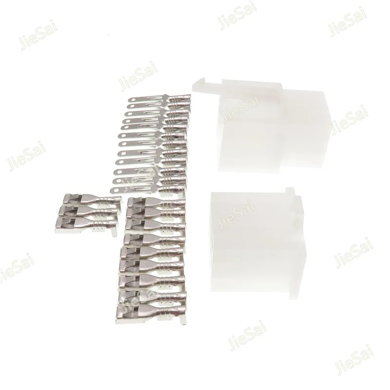 12 Pin Female Male Wiring Harness Automotive Connector With Terminals For Auto Motorcycle